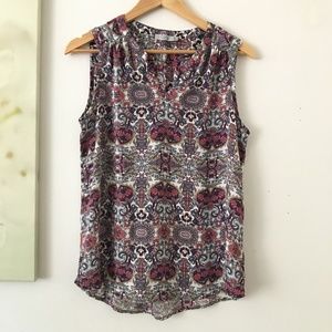 Anthropologie Dalia Top Blouse Sleeveless